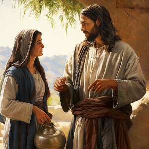 Jesus Talking to Samaritan Woman
