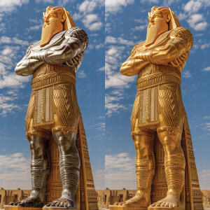 Statue of King Nebuchadnezzar-2 Pack